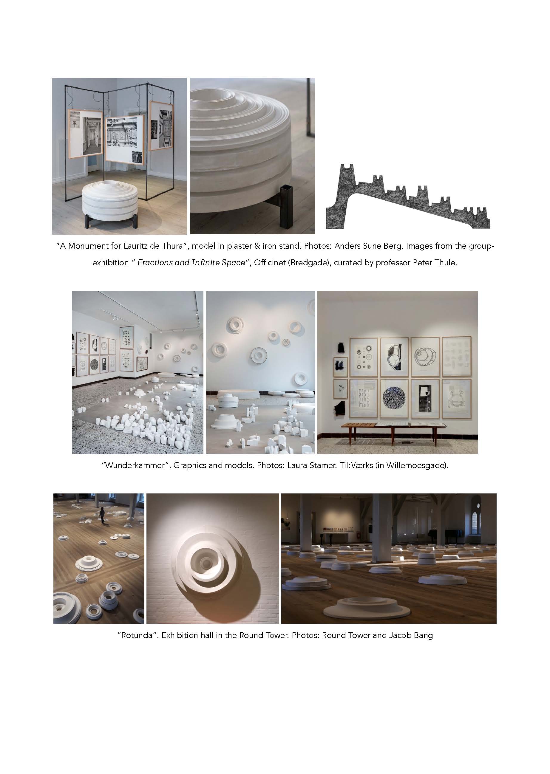 Exhibitions - artistic works