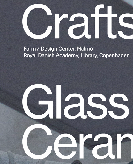 Poster - Crafts in Glass and Ceramics
