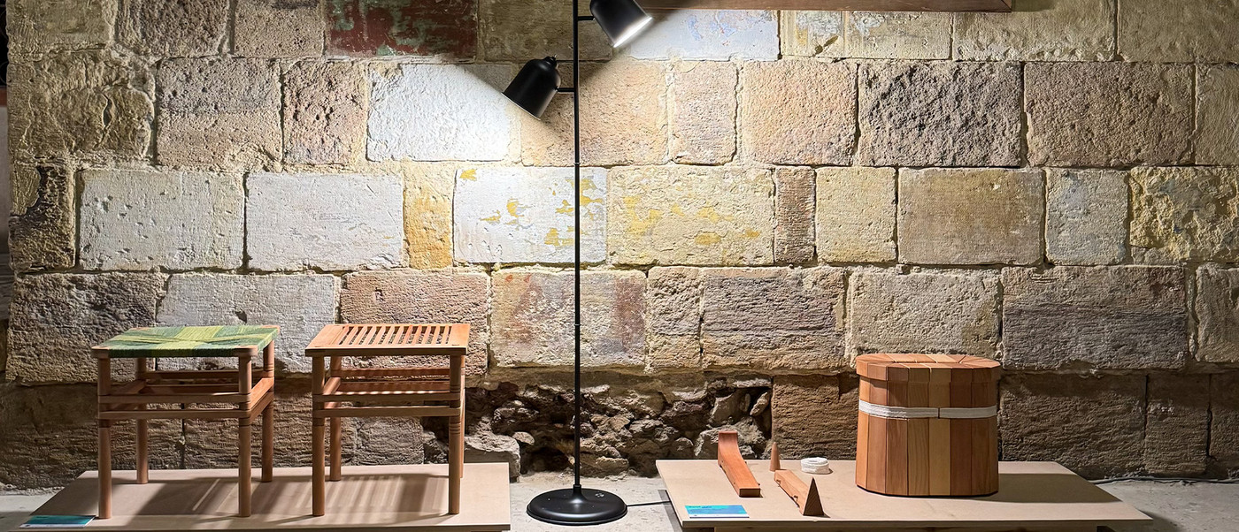 Wooden stools