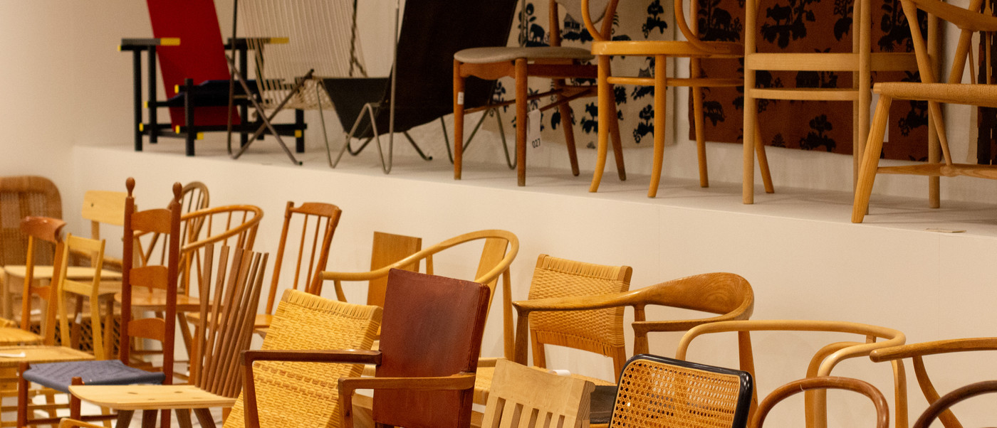 Collection of different chairs