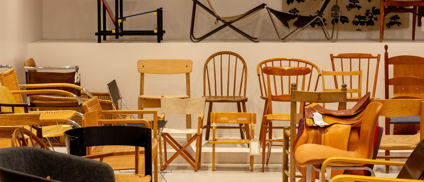 Collection of different chairs
