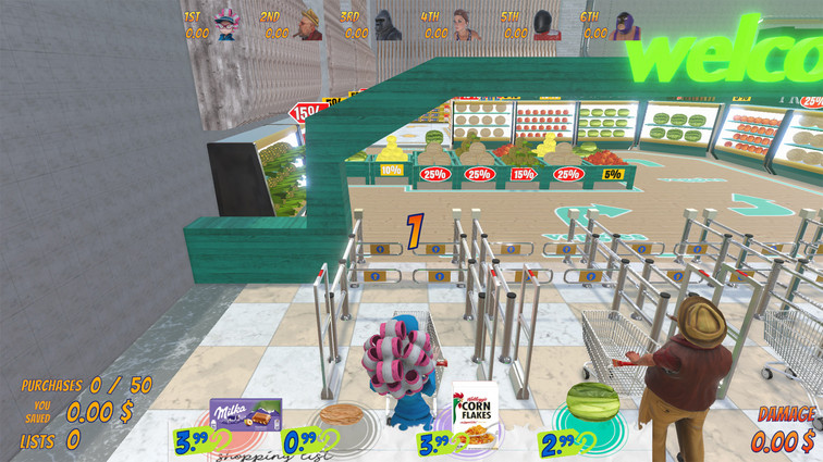 Screenshot fra computerspil - Shopping Drift Countdown