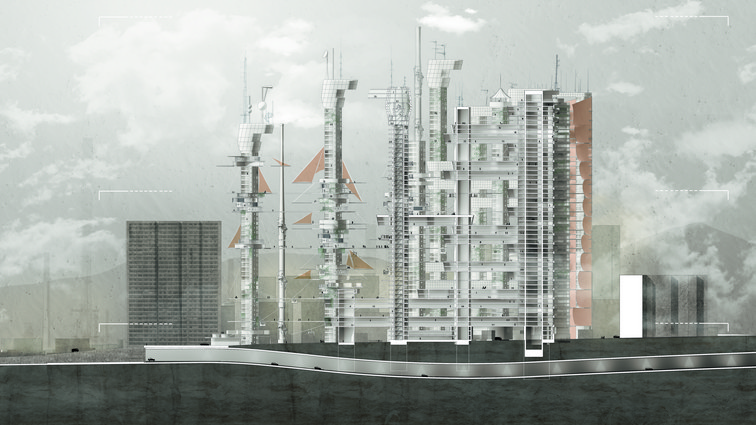 Tall building structure
