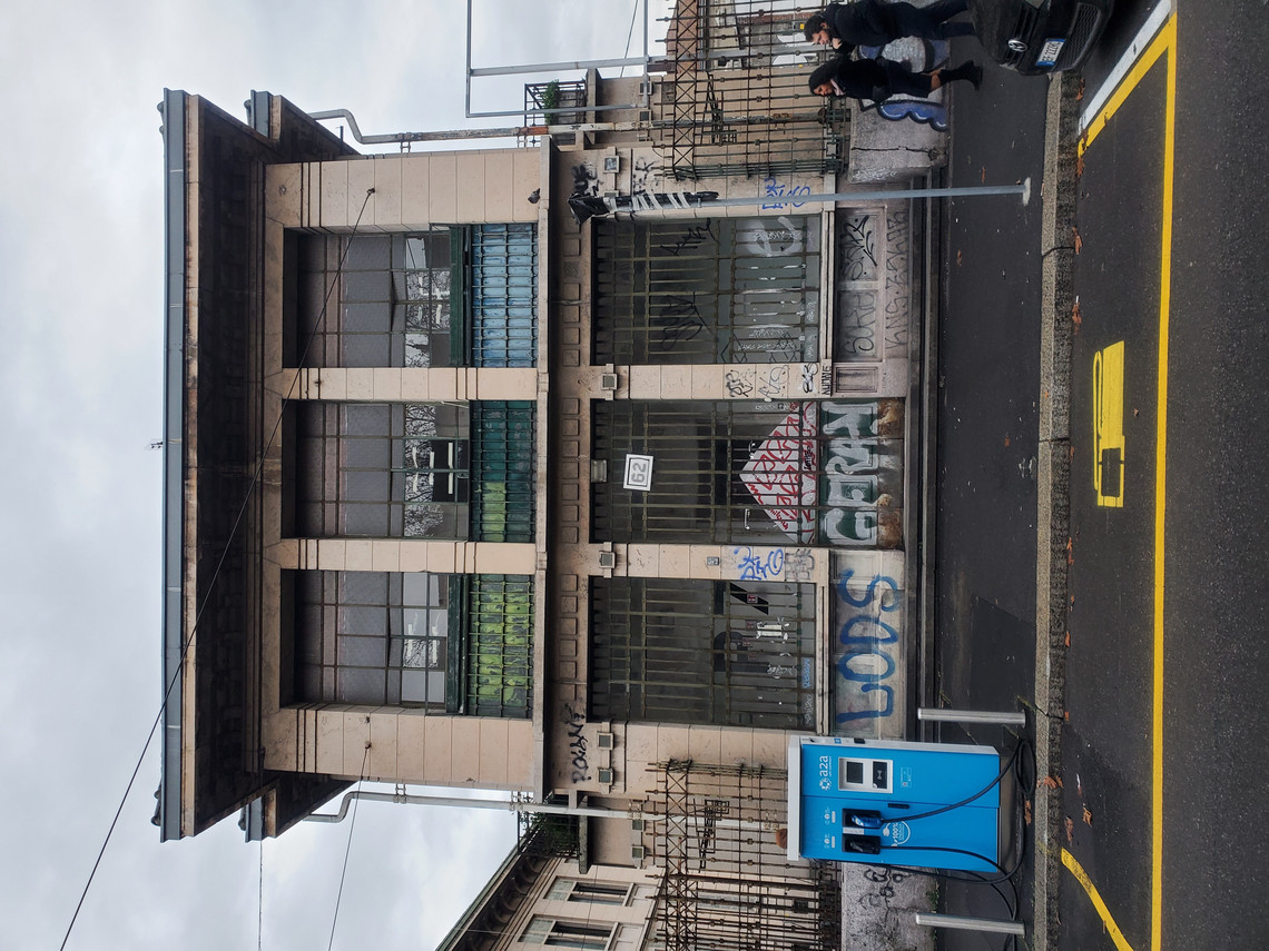 The building