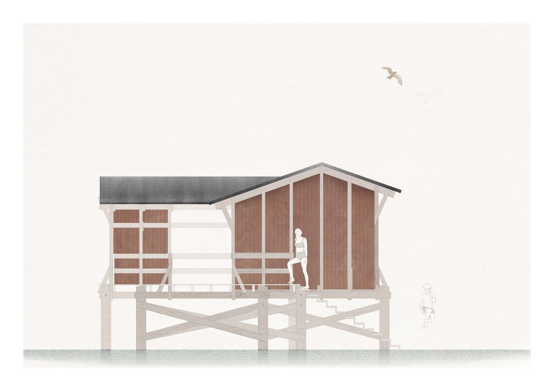 Detaljsnitt sauna