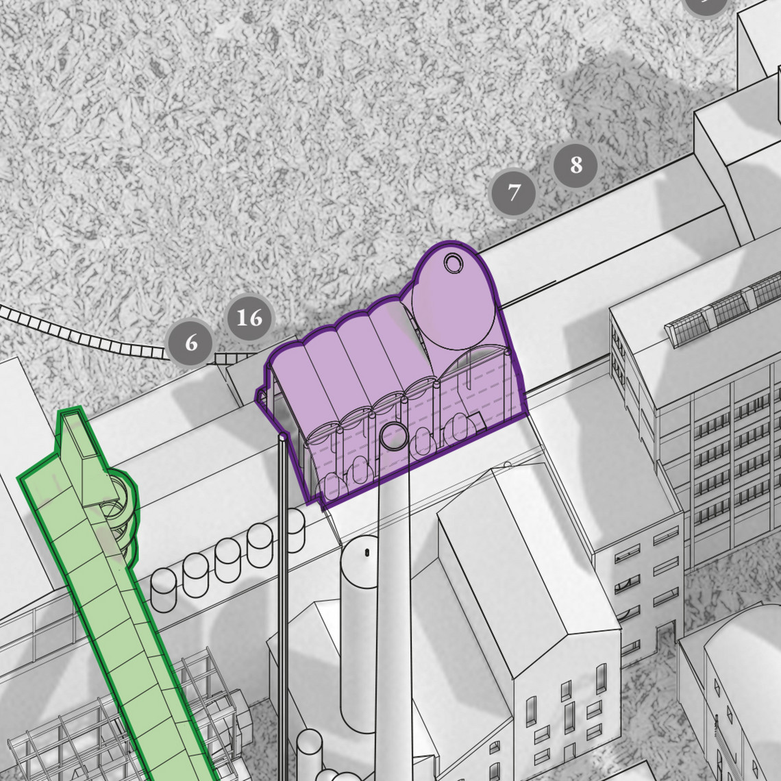 church in the evaporation house and office