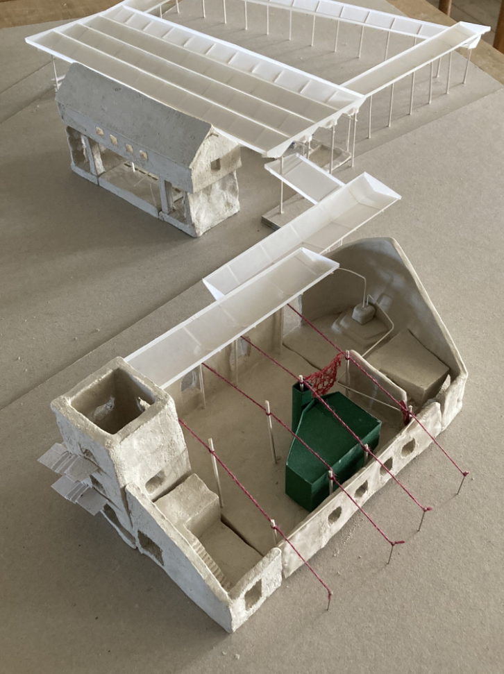 1:100 process clay model
