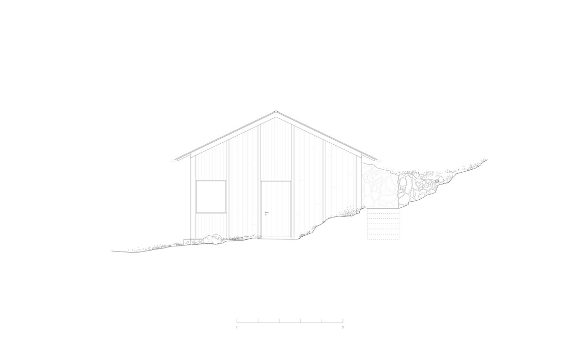 Food Laboratory: Elevation facing North