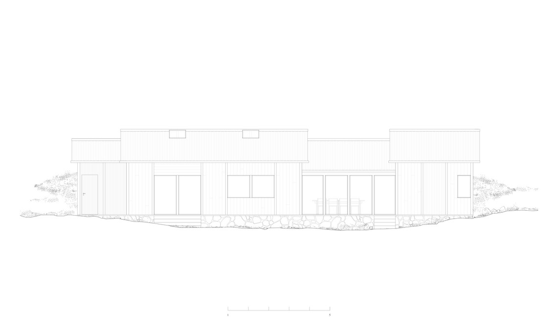 Food Laboratory: Elevation facing East