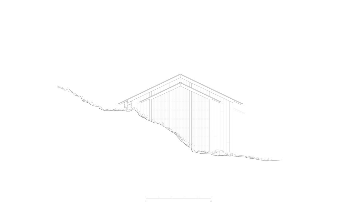 Food Laboratory: Elevation facing South