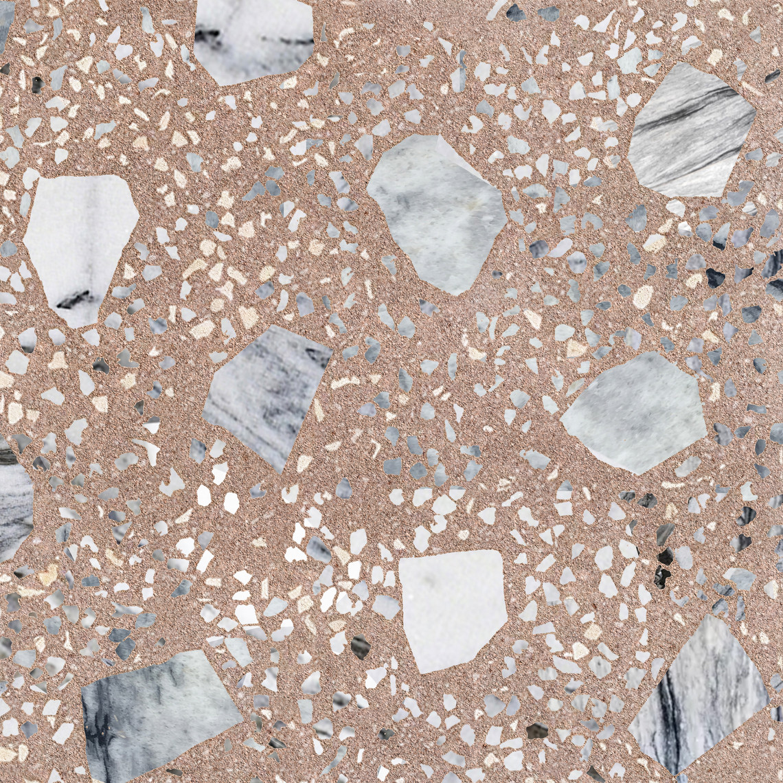 Terrazzo with Greenlandic marble