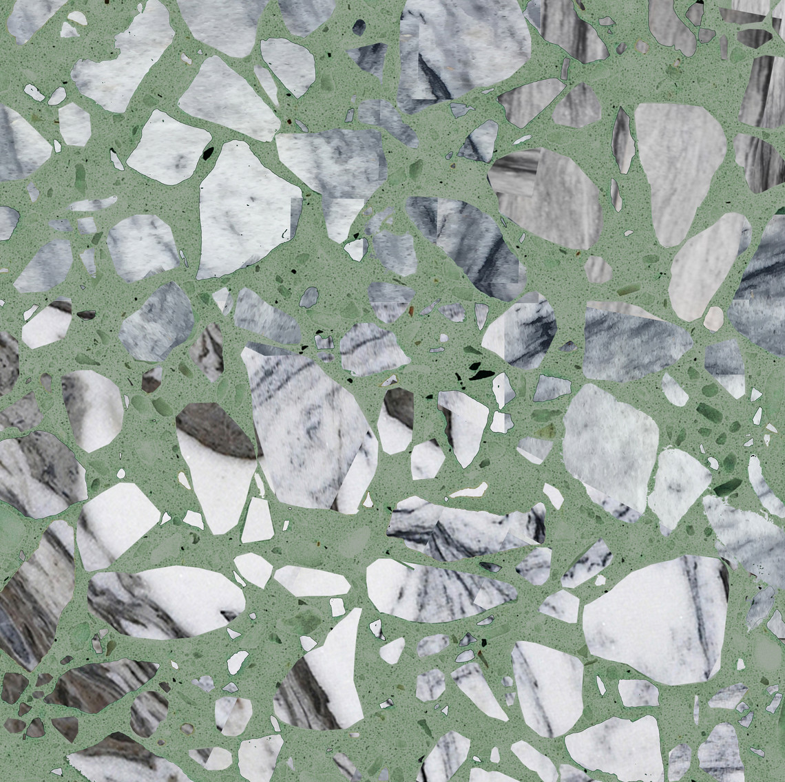Terrazzo with Greenlandic marble