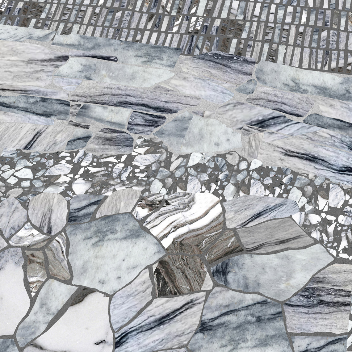 Terrazzo with Greenlandic marble