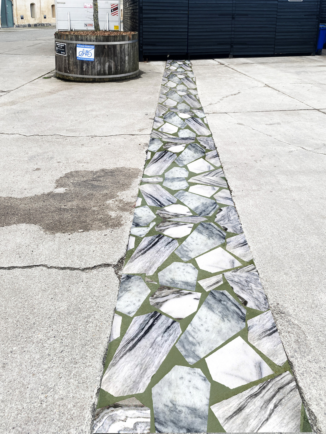 Terrazzo repairing
