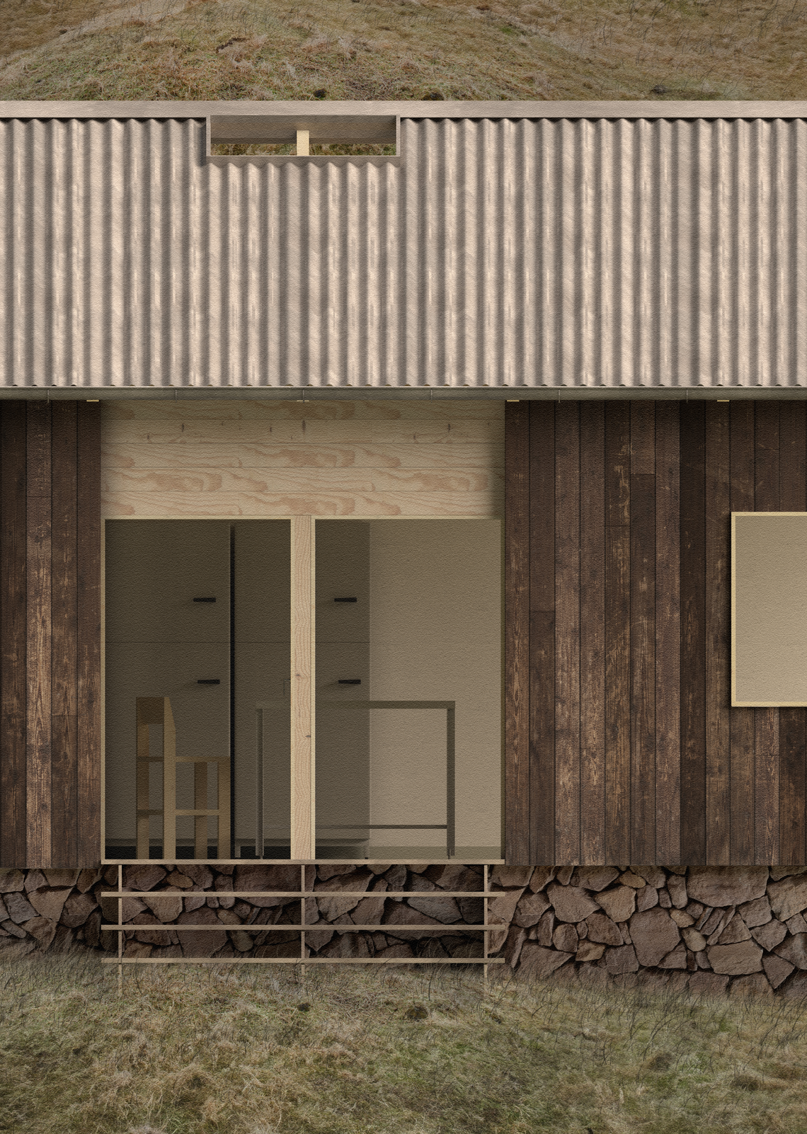 Visualization: Food Laboratory, facade