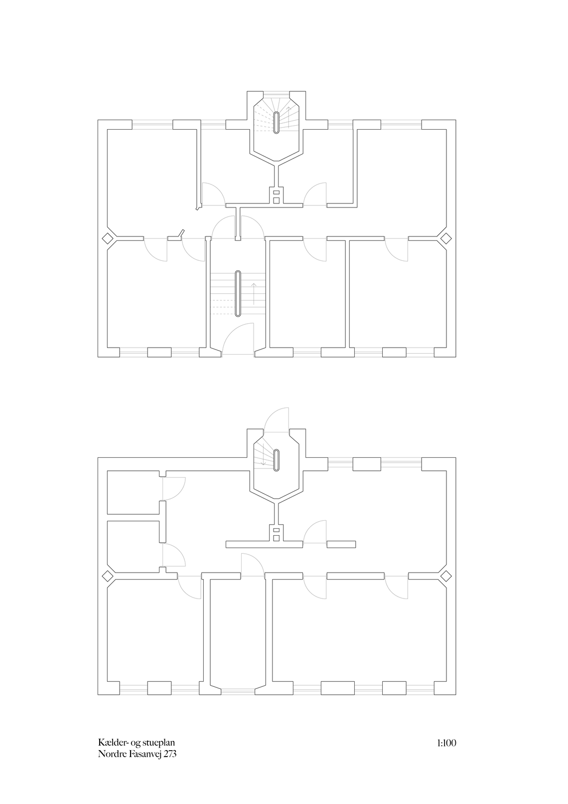 Plan, Nordre Fasanvej 273, 1:100