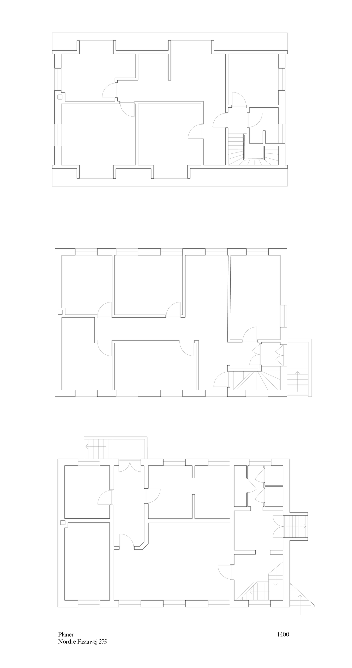Plan, Nordre Fasanvej 275, 1:100