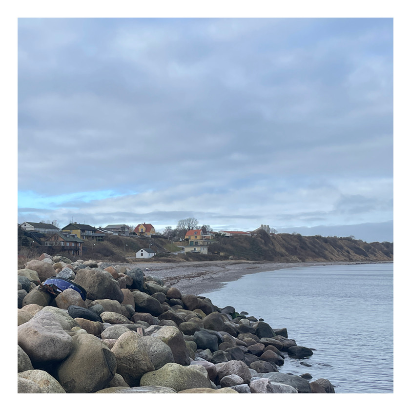 Cliff landscape at the harbour