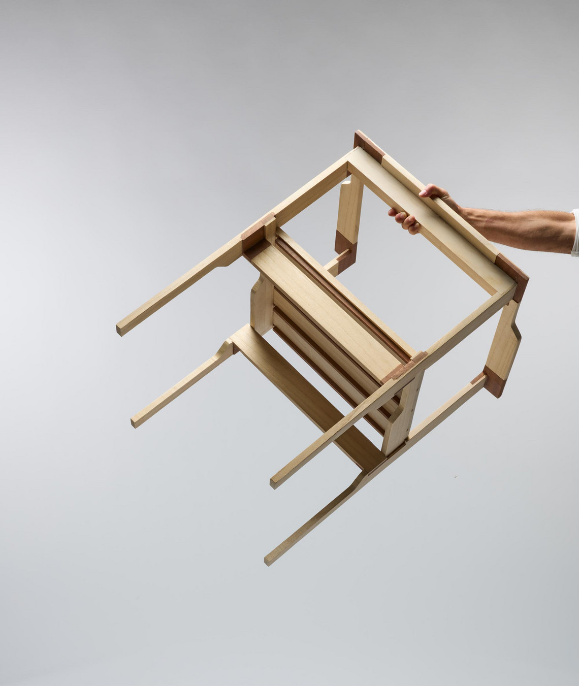 Asymptote II - Paulownia Mahogany Hybrid Chair (2024)
