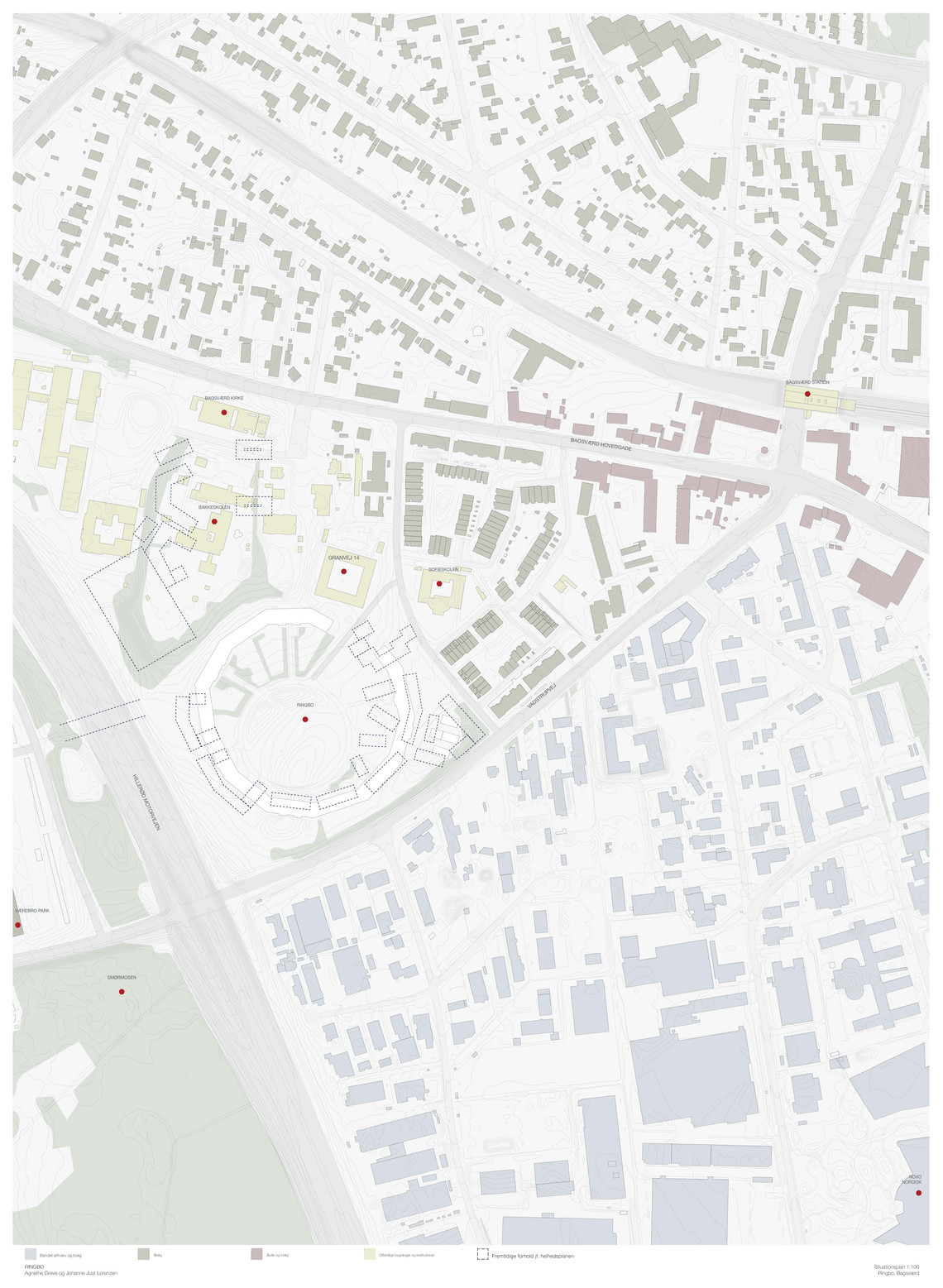 Situationsplan, 1:1000