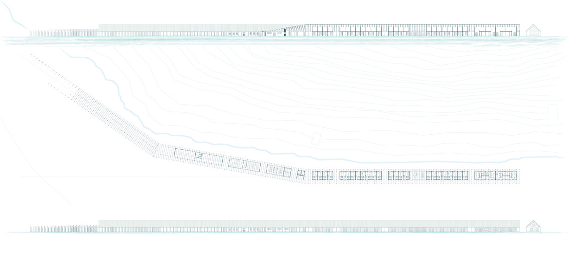 Snitt, Plan, Opstalt 1:100