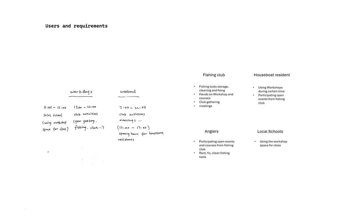 users and requirements