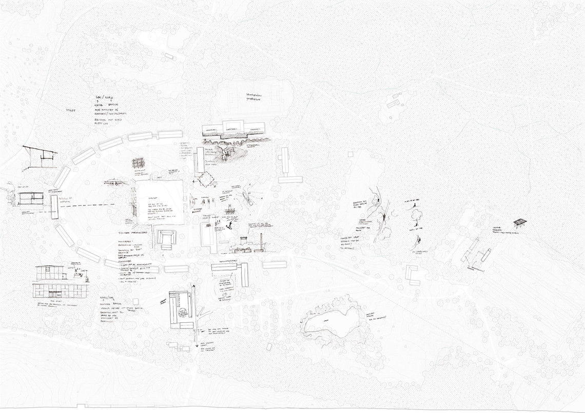 Skitser, situationsplan