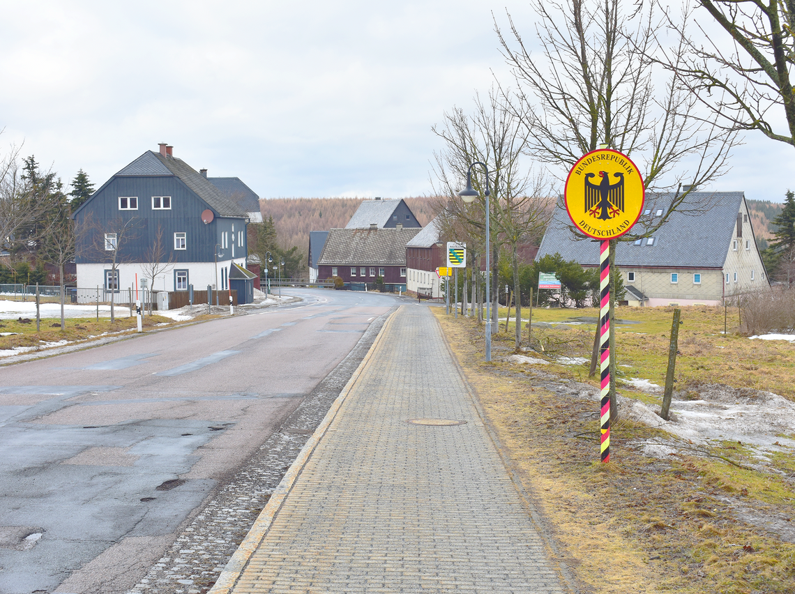 Bisected Village