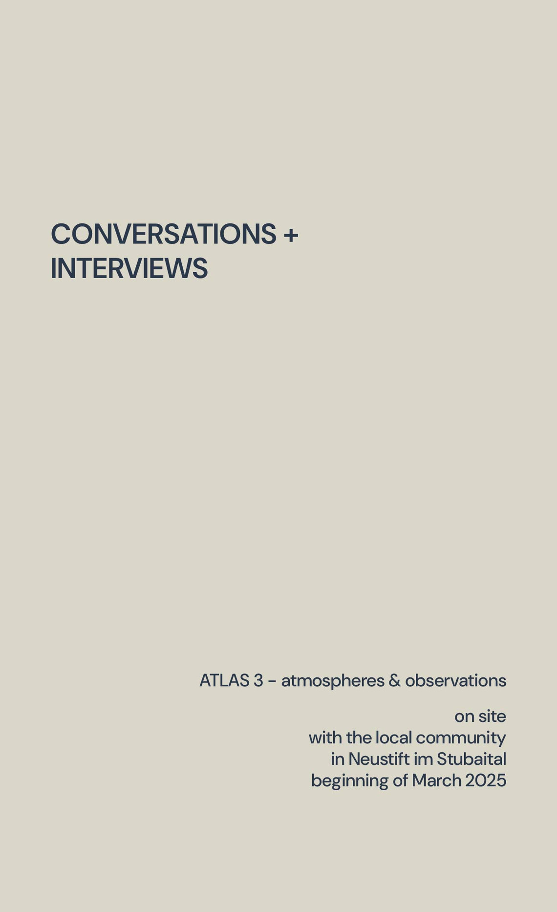 interviews