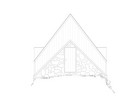 Guest researchers lodge: Elevation facing West