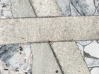 Terrazzo reparing the holes