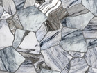 Marble paving slabs