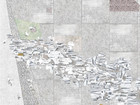 Marble path meeting existing paving