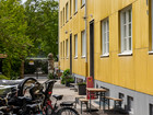 The courtyard of the housing association Solgården