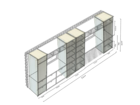 Furniture sketch - Cupboard wall