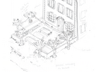 Sketch interpreting the spaces from the book