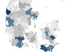 Procentdel af landareal omlagt til solcellepark anno 2030