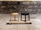 Two wooden stools