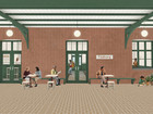 Visualization of south facade 