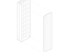 Isometri av fasadepanel