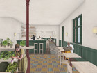 Visualization of market & café