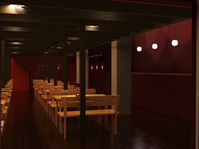 Rendering nedenetage Rendering nedenetage