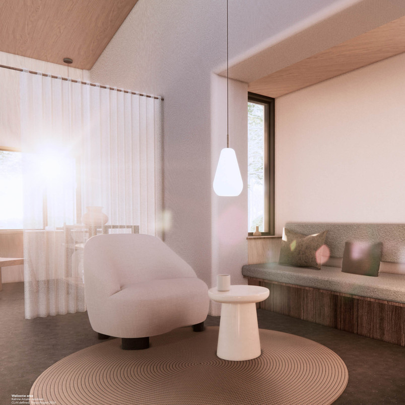 Welcome area, CLAY.defined KA Jacobsen 2024