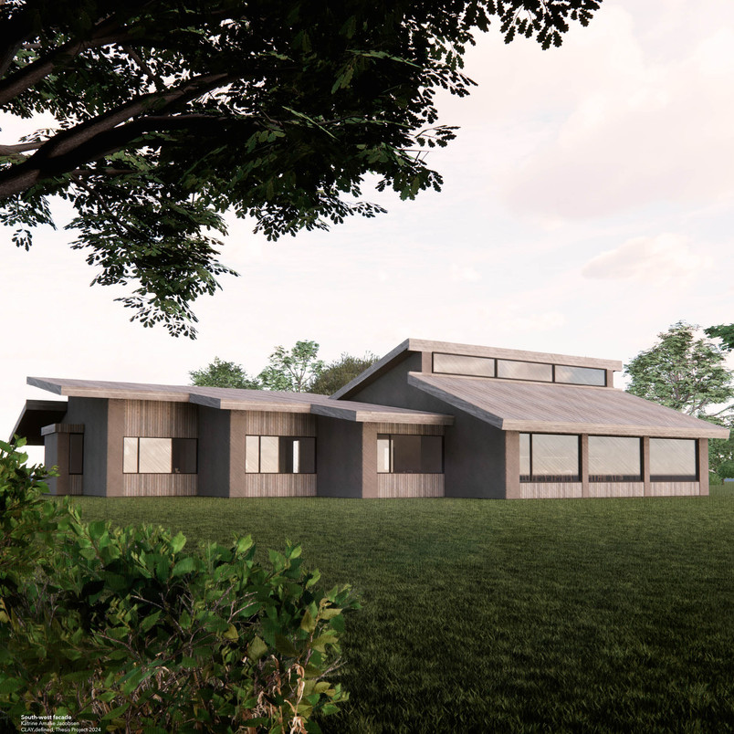 South-west facade, CLAY.defined KA Jacobsen 2024