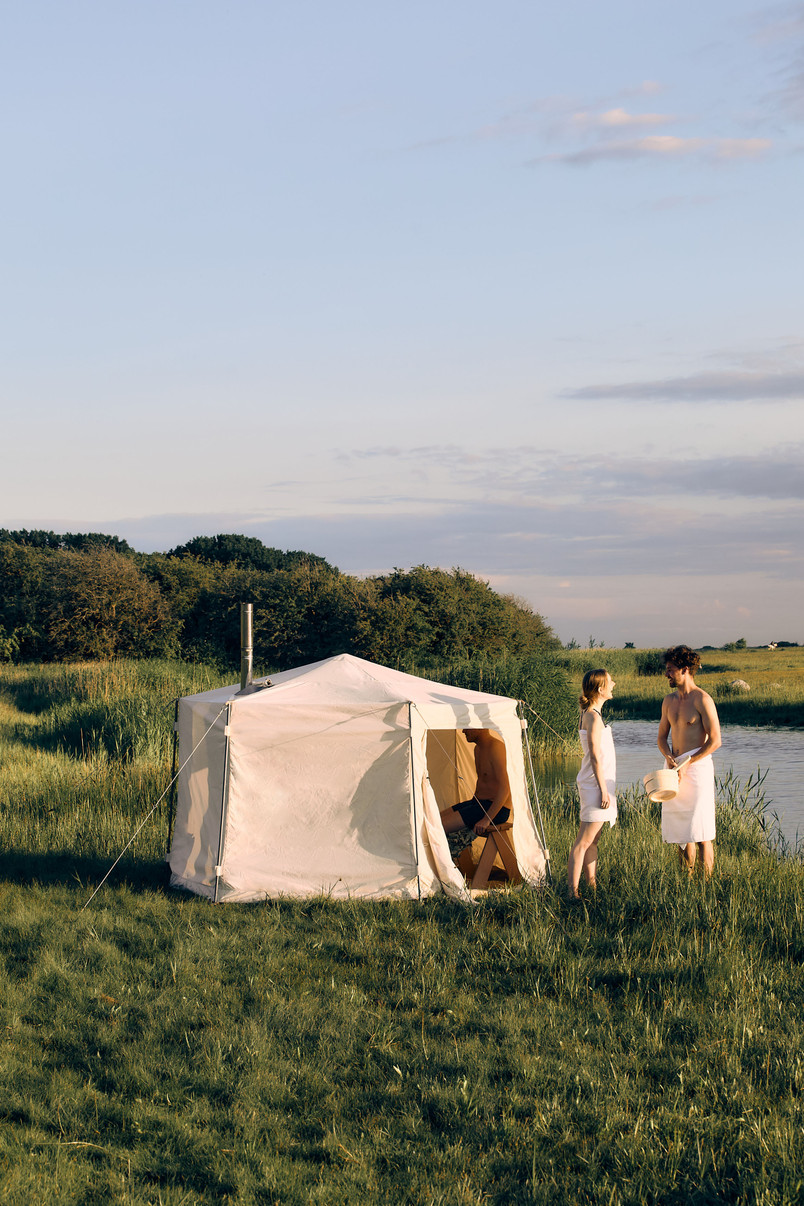 Sauna Tent in Situ 