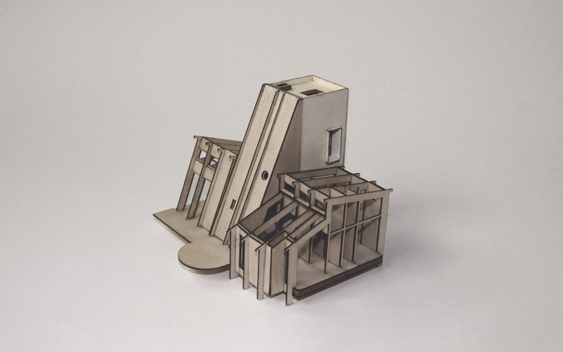 Billede - 1:100 Model af bolig