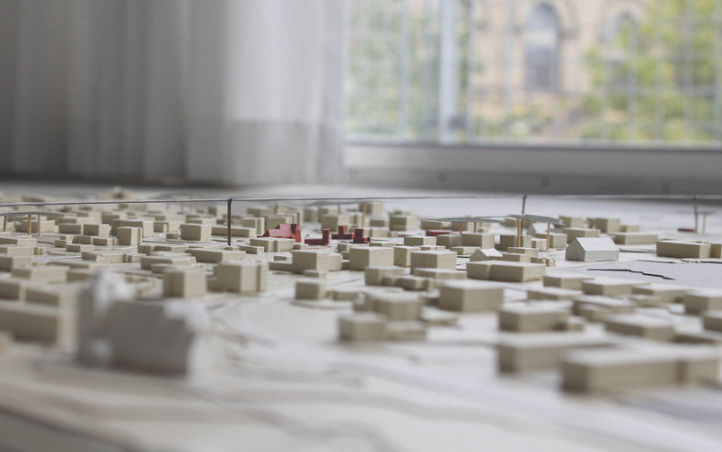 Billede - 1:1000 Model af Kontekst.
