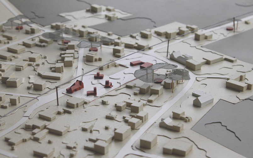 Billede - 1:1000 Model af Kontekst.