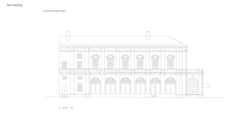 Existing facade