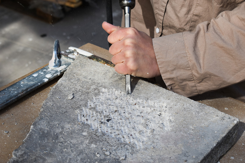 Stonemason chisel.